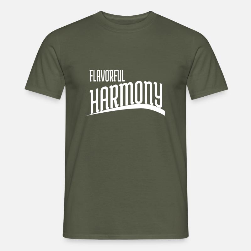 shared unity culinary exploration - Men's T-Shirt - military green