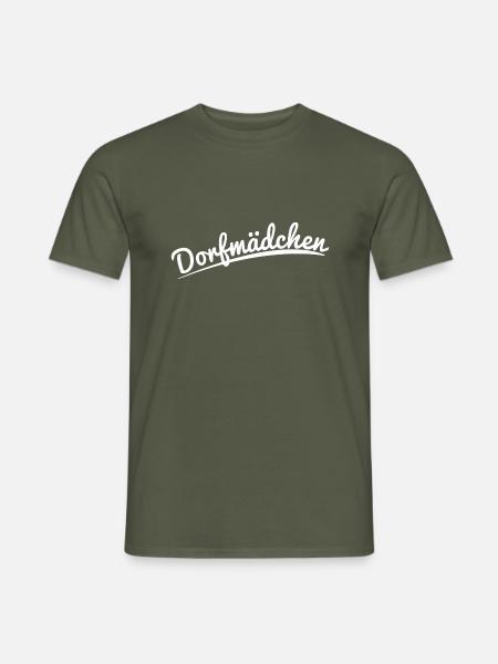 Dorfmädchen - Männer T-Shirt - Militärgrün