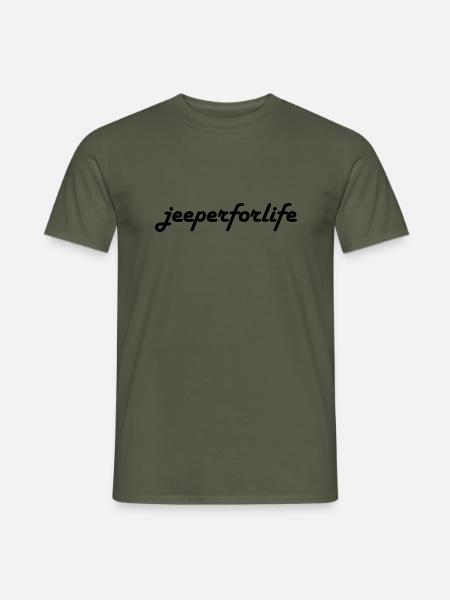 Jeeperforlife - Männer T-Shirt - Militärgrün