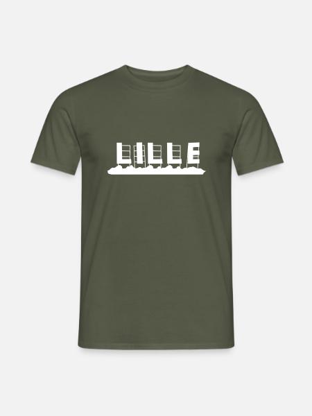 Lille - Männer T-Shirt - Militärgrün