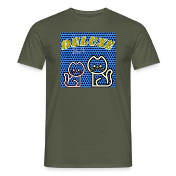 Deluxe 2.1 - Abbild - 2023 - Männer T-Shirt - Militärgrün - Vorne - AI Model Male 178 light (178cm)
