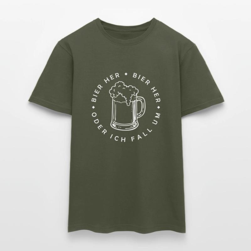 Bees here - Oder ich fall um! Men's T-Shirt