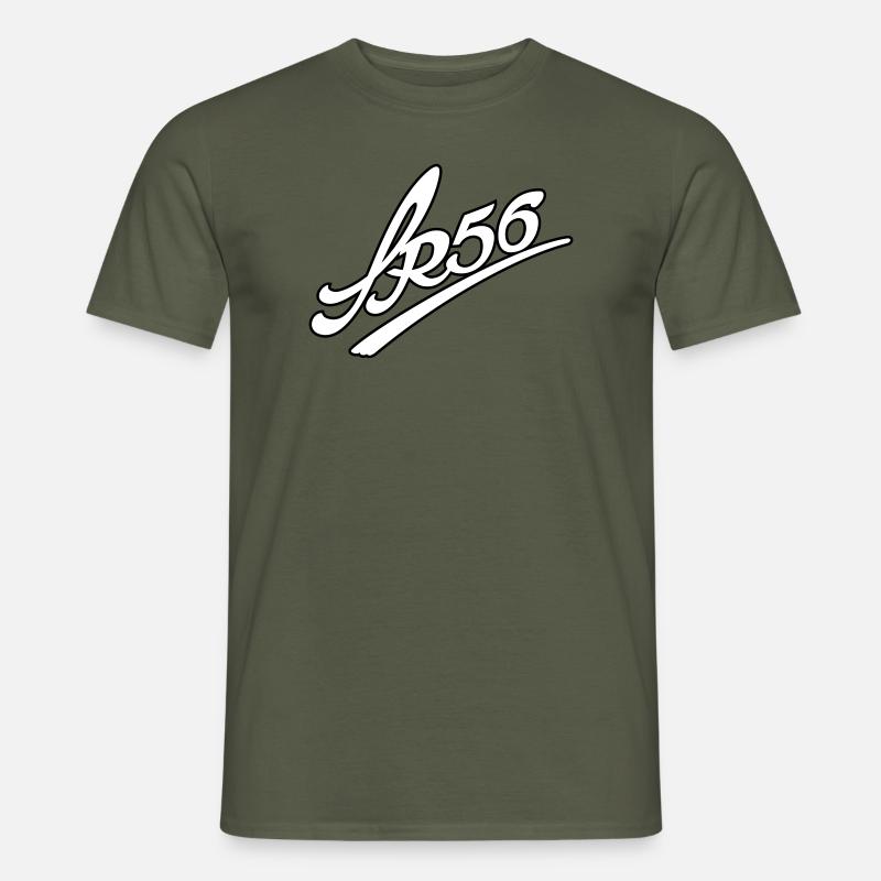 SR56 Logo 2c - Männer T-Shirt - Militärgrün