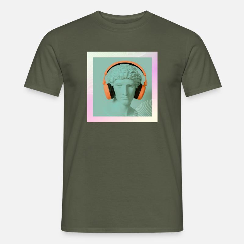Der Klang - Männer T-Shirt - Militärgrün