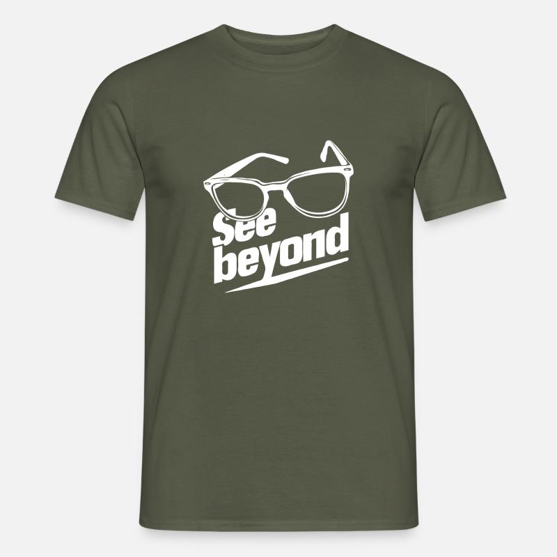 see beyond - Männer T-Shirt - Militärgrün
