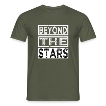 Astronaut Lifestyle Gift Astronaut Training Cool - Men's T-Shirt - military green - Front - AI Model Male 178 light (178cm)