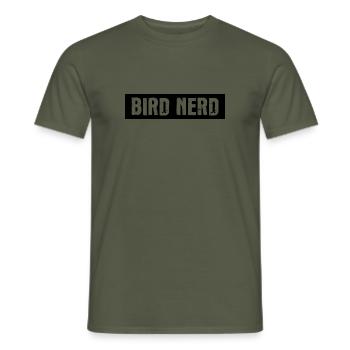 Bird Nerd - Men's T-Shirt - military green - Front - AI Model Male 178 light (178cm)