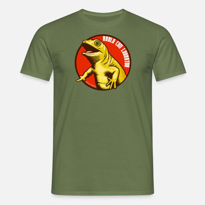 Lizard - Männer T-Shirt - Militärgrün