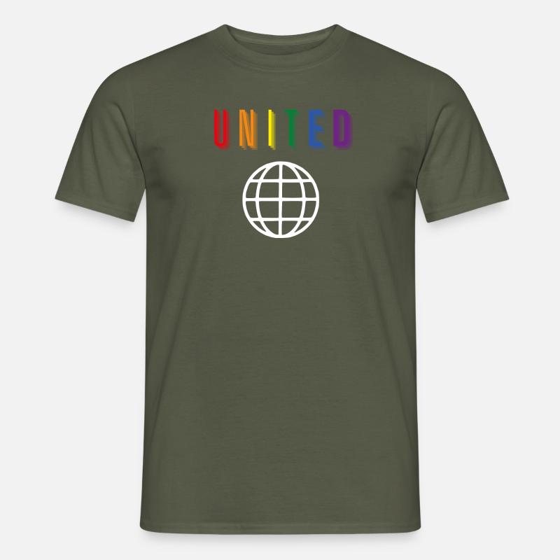 United - Echo - Front only - Männer T-Shirt - Militärgrün