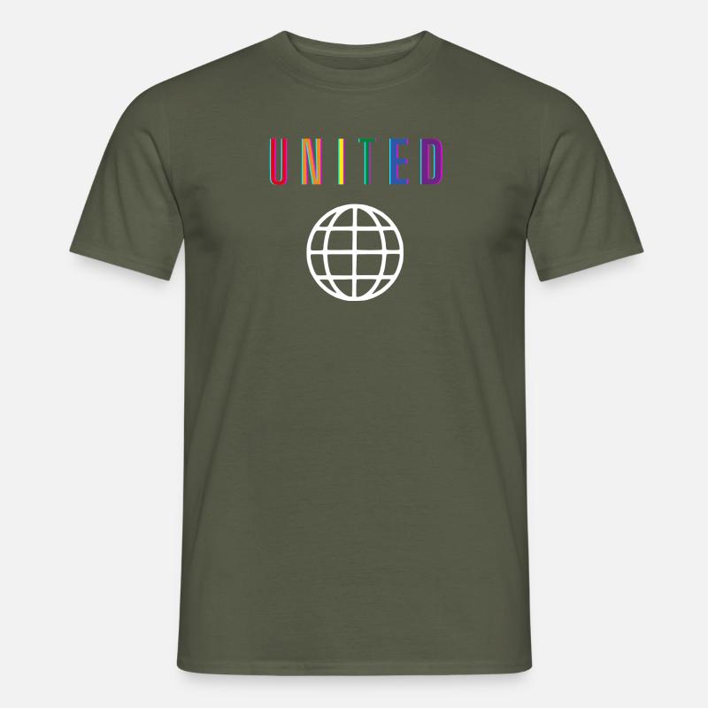 United - Delay - Front only - Männer T-Shirt - Militärgrün