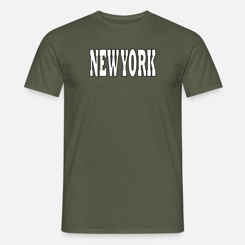 KLASSISCH - Männer T-Shirt - Militärgrün