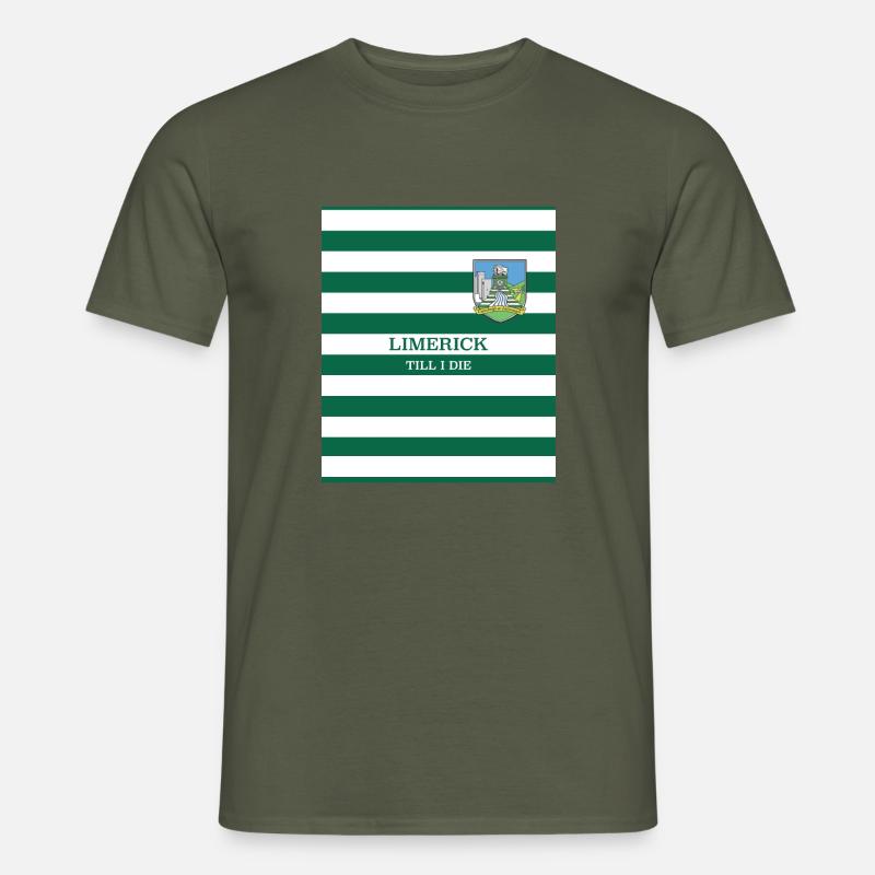 Limerick GAA - Männer T-Shirt - Militärgrün
