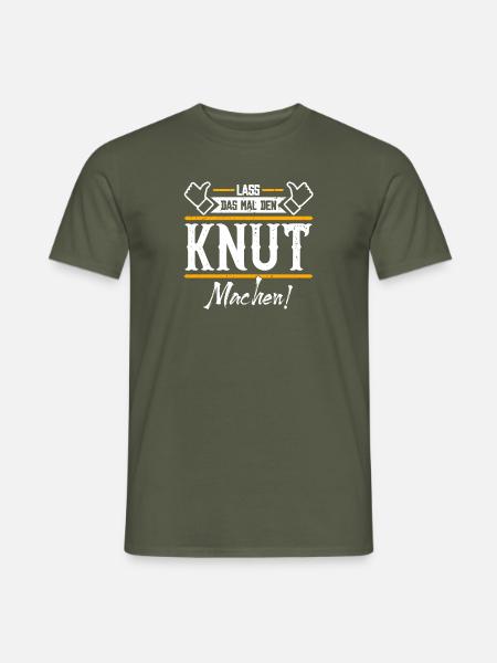 Knut Geschenkidee Geschenk Geburtstag - Männer T-Shirt - Militärgrün