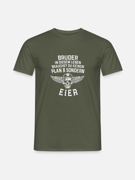 Cooles Retro Vintage American Motorcycle Spruch Sh - Männer T-Shirt - Militärgrün