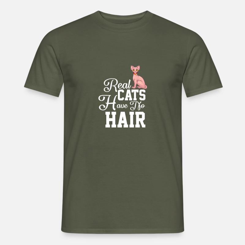 Sphynx Cat 1 - Männer T-Shirt - Militärgrün