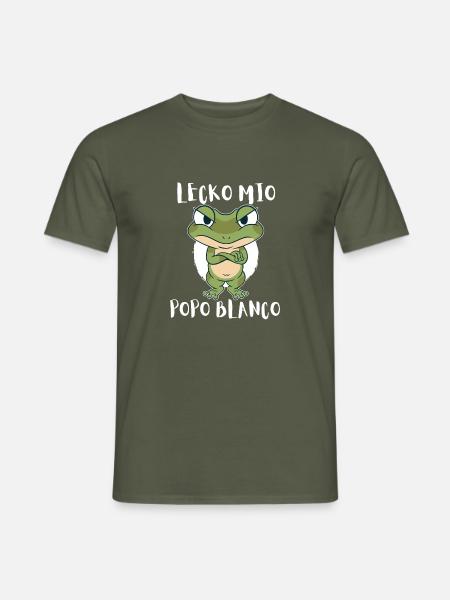Lecko Mio Popo Blanco - Männer T-Shirt - Militärgrün