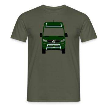 Sprinter W907 W910 vorn Front 4x4 Silhouette Umris - Men's T-Shirt - military green - Front - AI Model Male 178 light (178cm)