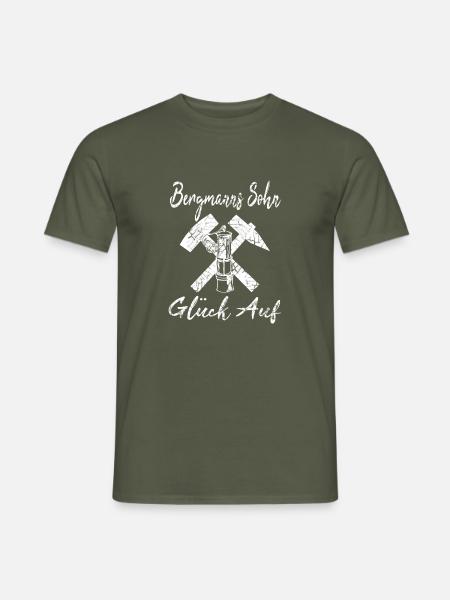 Bergbau Bergmanns Sohn - Männer T-Shirt - Militärgrün
