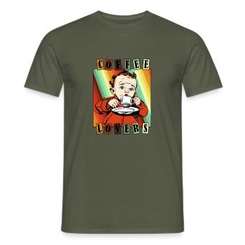 Retro Baby - Men's T-Shirt - military green - Front - AI Model Male 178 light (178cm)