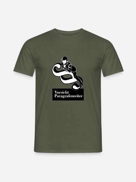 Paragrafenreiter - Männer T-Shirt - Militärgrün