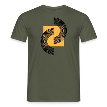 boho3 - T-shirt homme - vert militaire - Devant - AI Model Male 178 light (178cm)