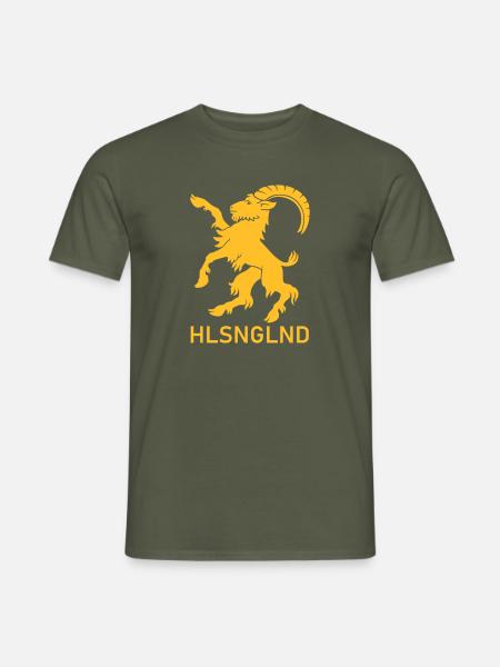 HLSNGLND - HÄLSINGLAND - T-shirt herr - Militärgrön