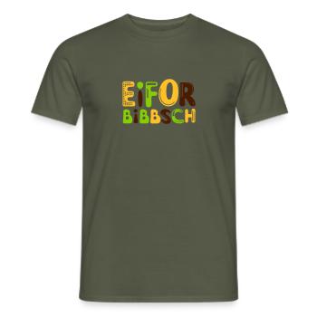 Eiforbibbsch - Männer T-Shirt - Militärgrün - Vorne - AI Model Male 178 light (178cm)
