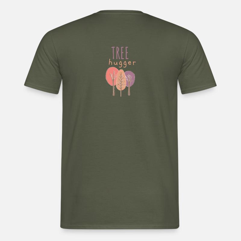 Baum Umarmer Tree Hugger - Männer T-Shirt - Militärgrün