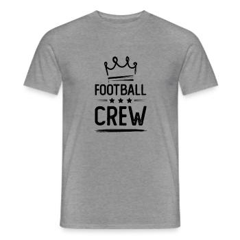 Équipe de football - T-shirt homme - graphite chiné - Devant - AI Model Male 178 light (178cm)