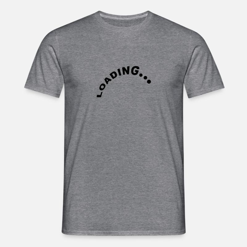 Loading Design - Männer T-Shirt - Graphit meliert