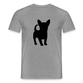 bulldog - Männer T-Shirt - Graphit meliert - Vorne - AI Model Male 178 light (178cm)