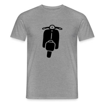 mofa - Männer T-Shirt - Graphit meliert - Vorne - AI Model Male 178 light (178cm)