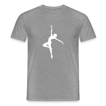 Dancing Dance Music - Männer T-Shirt - Graphit meliert - Vorne - AI Model Male 178 light (178cm)
