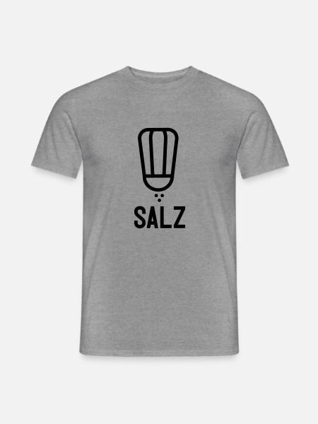 Salz - Männer T-Shirt - Graphit meliert