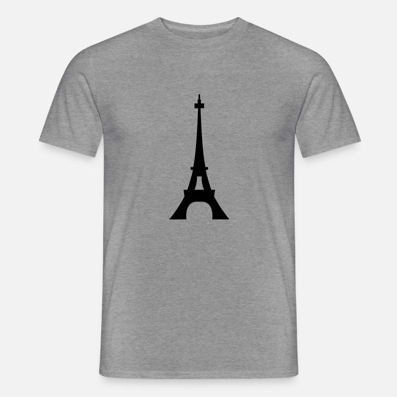 Eiffeltoren / Eiffeltower / Tour Eiffel - Männer T-Shirt - Graphit meliert