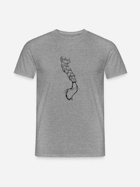 zopf - Männer T-Shirt - Graphit meliert