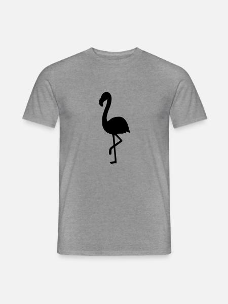 Flamingo 2 - Männer T-Shirt - Graphit meliert