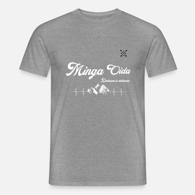 Minga Oida Stuff - T-shirt homme - graphite chiné