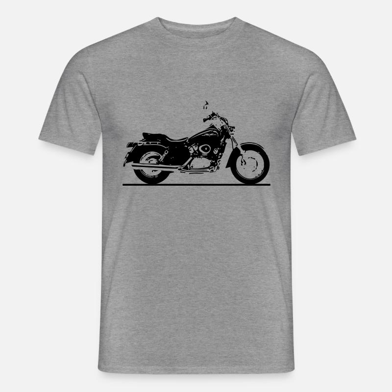 Chopper - Männer T-Shirt - Graphit meliert