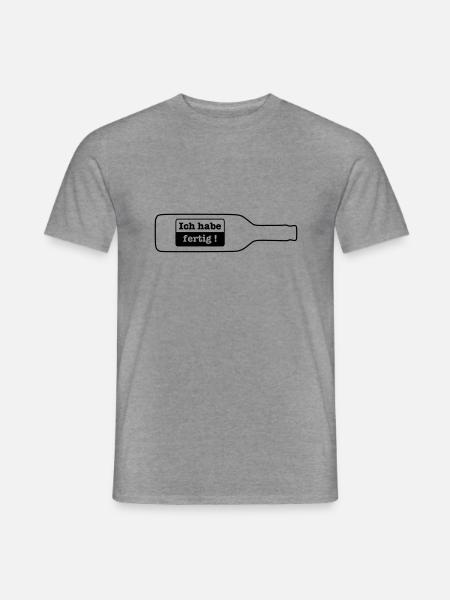 I have done - empty bottle - Men's T-Shirt - graphite heather