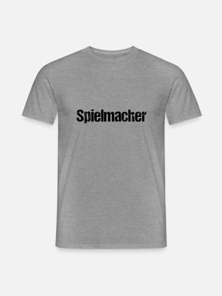 Spielmacher - Männer T-Shirt - Graphit meliert