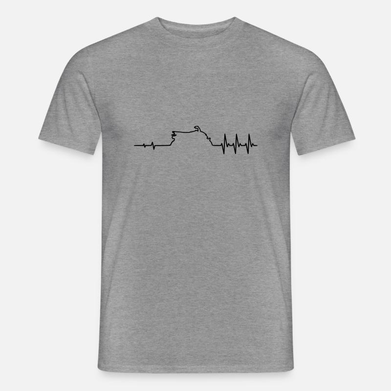 Puls Quad - Männer T-Shirt - Graphit meliert