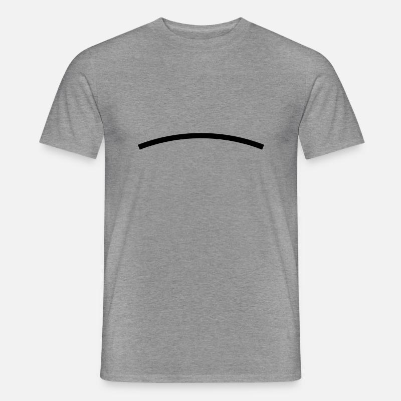 bogen - Männer T-Shirt - Graphit meliert