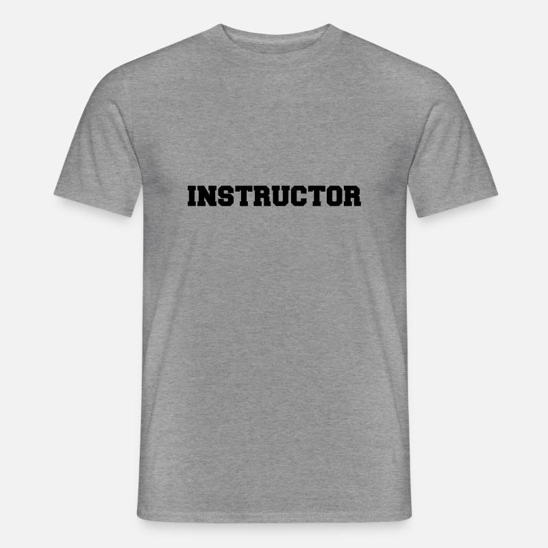 Instructor - Männer T-Shirt - Graphit meliert