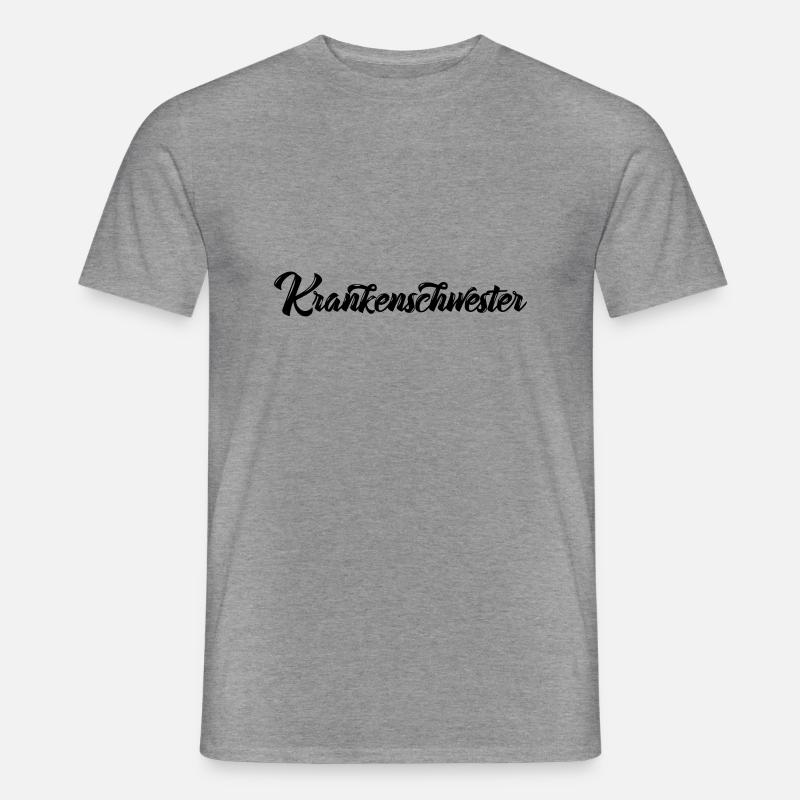 Krankenschwester - Männer T-Shirt - Graphit meliert