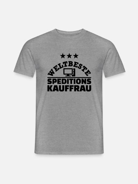 Speditionskauffrau - Männer T-Shirt - Graphit meliert