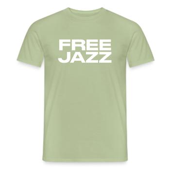 Freier Jazz - Männer T-Shirt - Sage - Vorne - AI Model Male 178 light (178cm)
