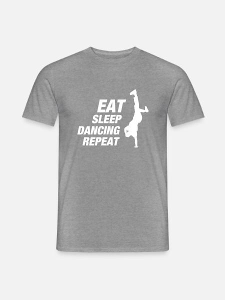 Dancing Dance Music - Männer T-Shirt - Graphit meliert