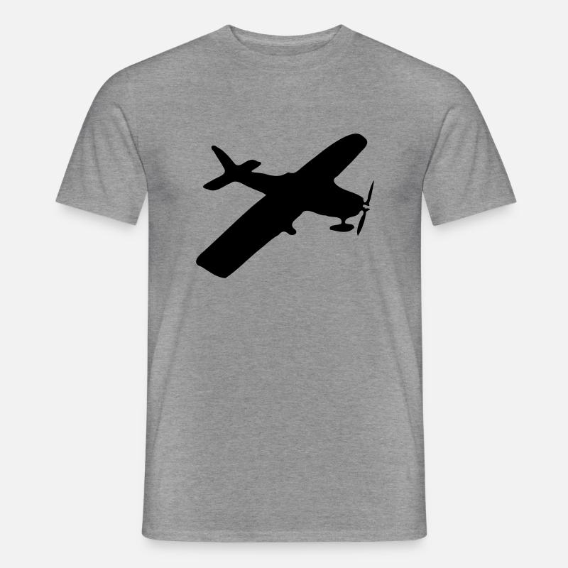 Luftstrahl - Männer T-Shirt - Graphit meliert