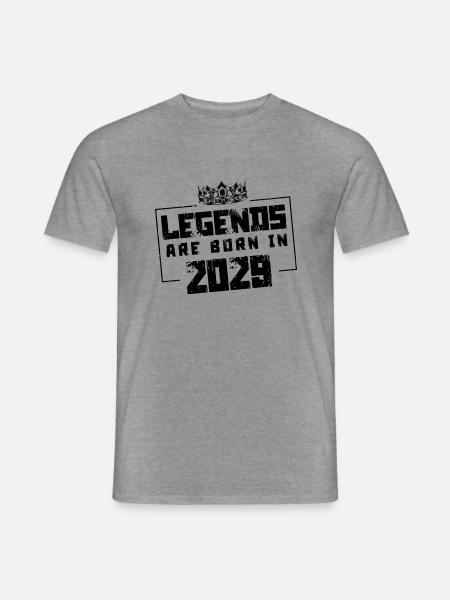 2029 legends born in - Männer T-Shirt - Graphit meliert